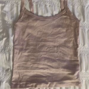 Aritzia Women's Pink and Purple Crop-top